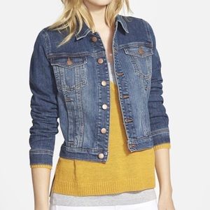 Eileen Fisher Cropped Denim Jacket Size XS